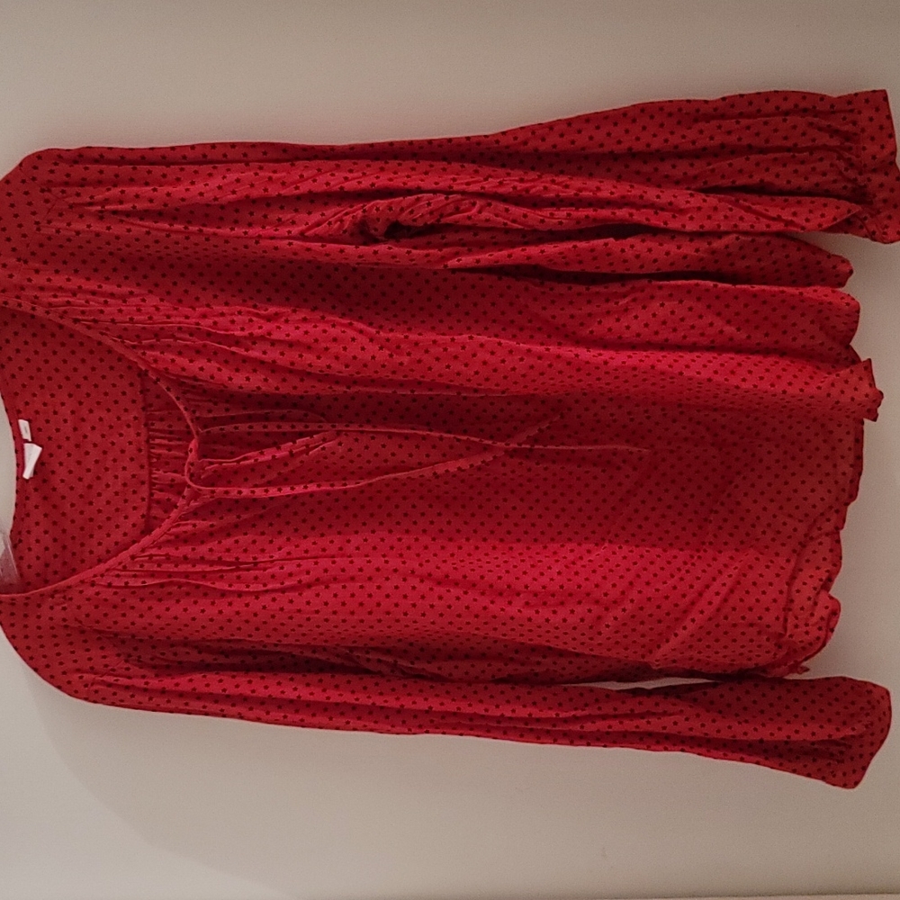 Gap long sleeve blouse w stars XXL